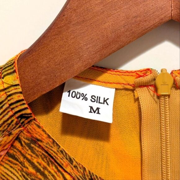 Peacock Feather Print Tunic Dress - Picture 7 of 7